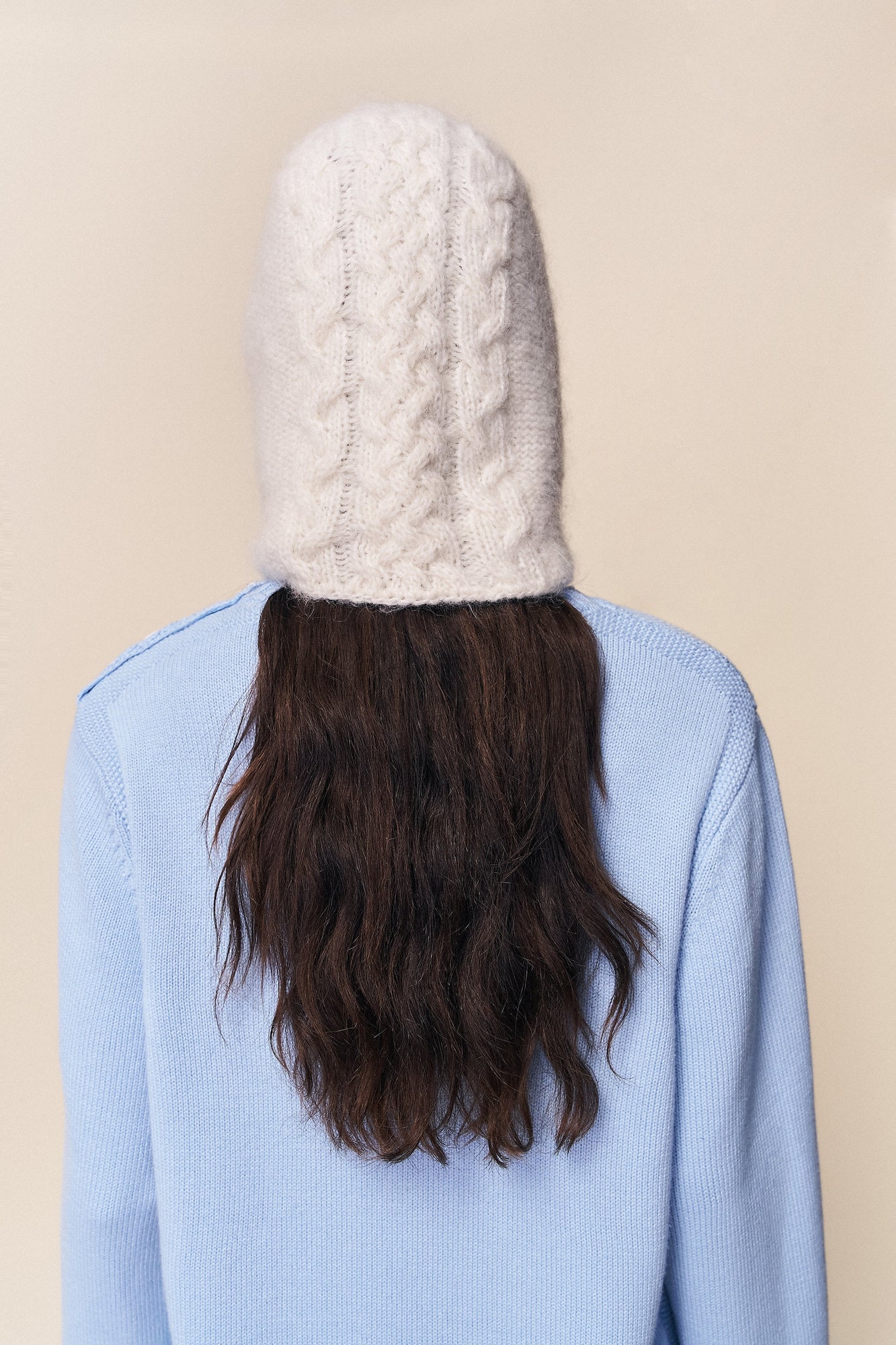 Womens | Cable Knit Hat | Ivory