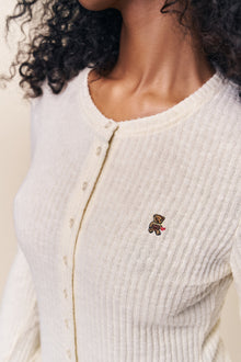 Womens | Lana Ribbed Top | Ivory