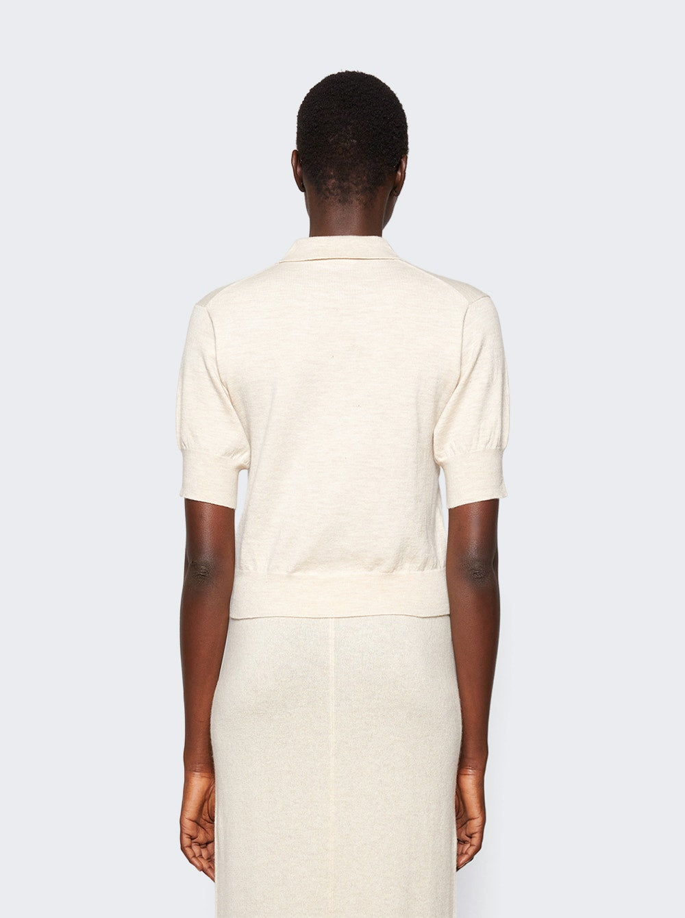 Women | ETERNE | Journey Polo Top Oatmeal