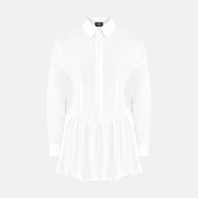 OW Collection ELLIE Shirt Dress Dress 001 - White