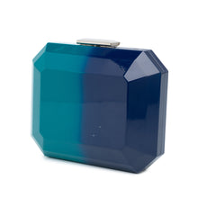 Chanel | Pre-Owned CC Ombre Acrylic Clutch on Chain | Blue