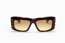 Unisex | Envie Sunglass | Brown Swirl - White Gold | Dark Brown Gradient