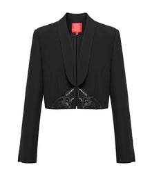 Cropped Blazer | Black