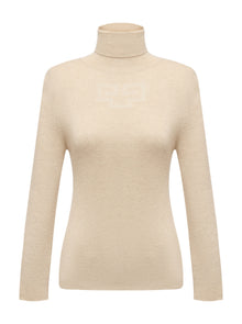 Cashmere Seamless Base Layer Top | Camel