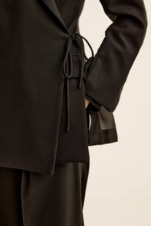 Aire Tie Blazer | Black