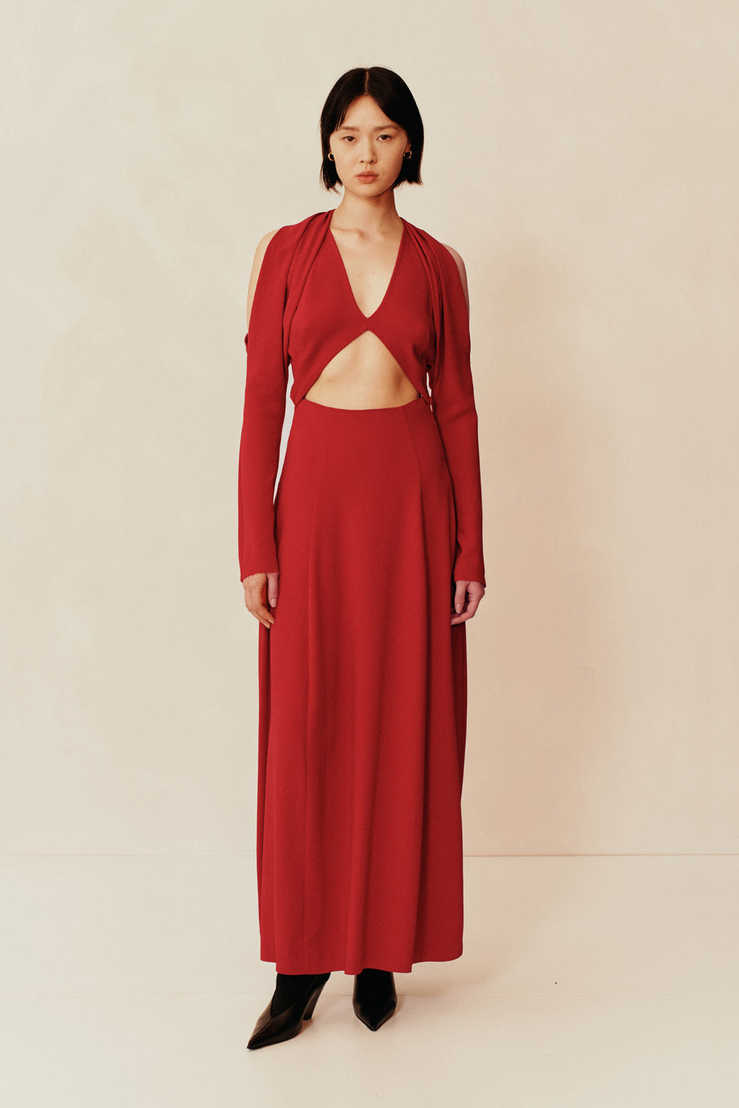 Envelope Flume Maxi Dress | Ember