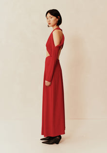Envelope Flume Maxi Dress | Ember