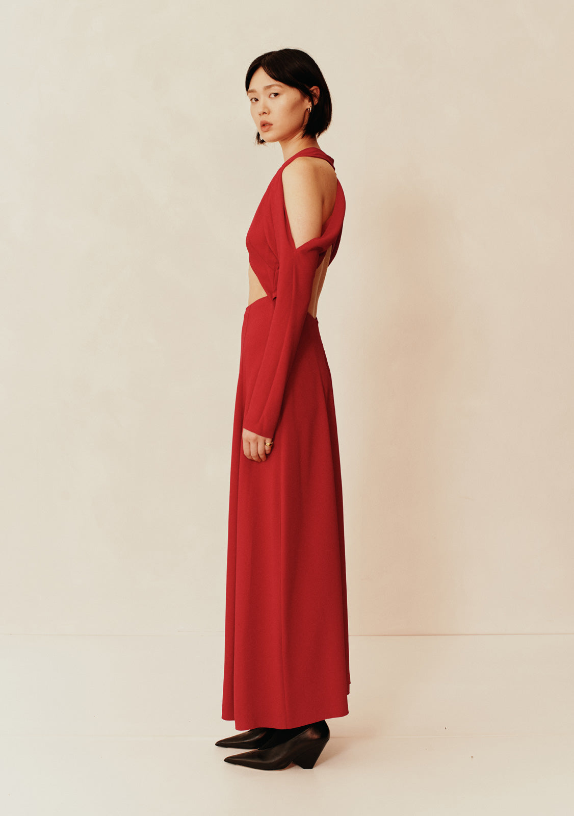 Envelope Flume Maxi Dress | Ember