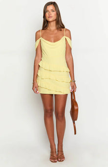 Earle Mini Dress | Yellow