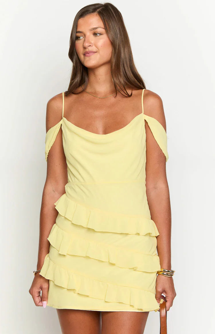 Earle Mini Dress | Yellow