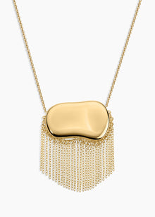 Dakota Fringe Necklace | 14K Gold Plated