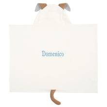 Unisex | Tan Puppy Hooded Baby Bath Wrap | Brown