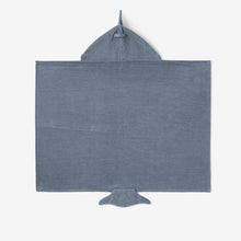 Boys | Slate Baby Shark Hooded Bath Wrap | Blue