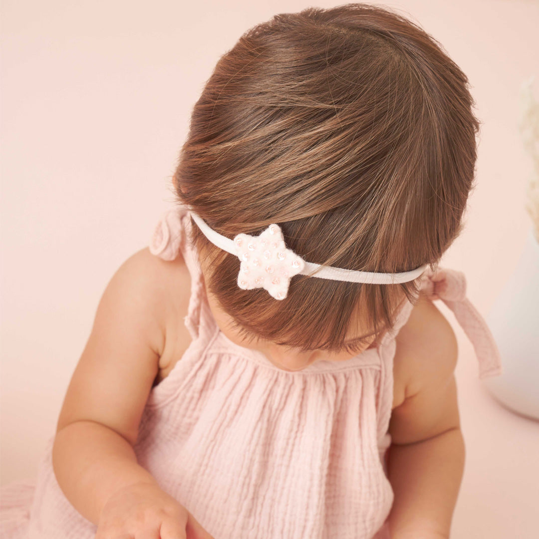 Girls | Shimmer Star Headband 2Pk | Pink