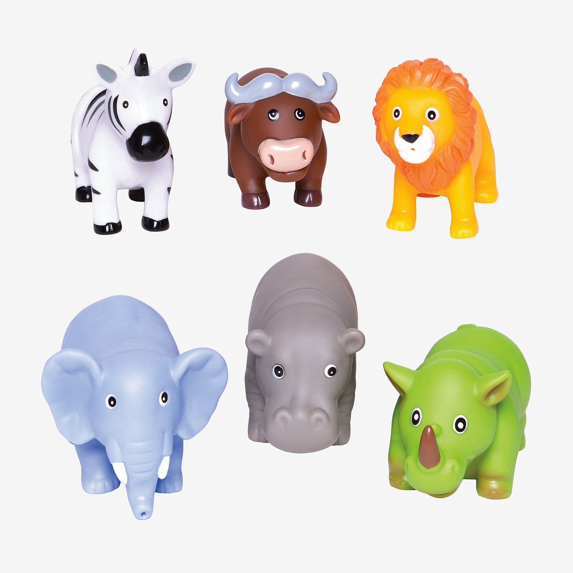 Unisex | Jungle Party Squirtie Baby Bath Toys | Multi