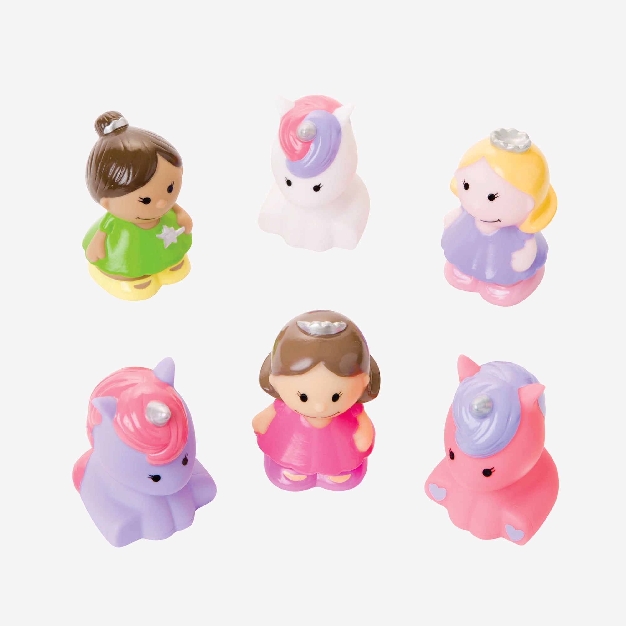 Unisex | Princess Party Squirtie Baby Bath Toys | Multi