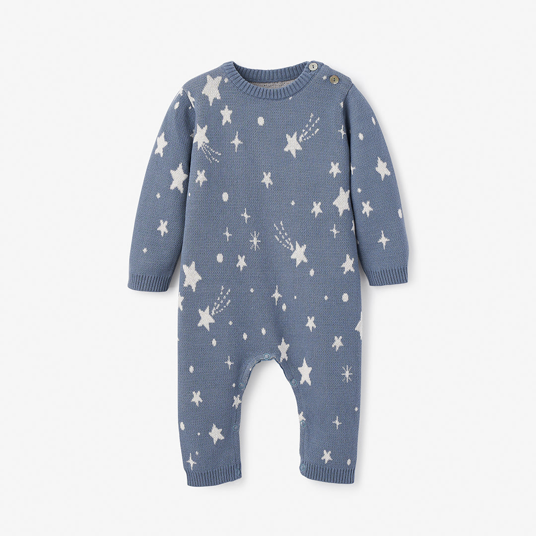 Boys | Knit Baby Jumpsuit | Blue