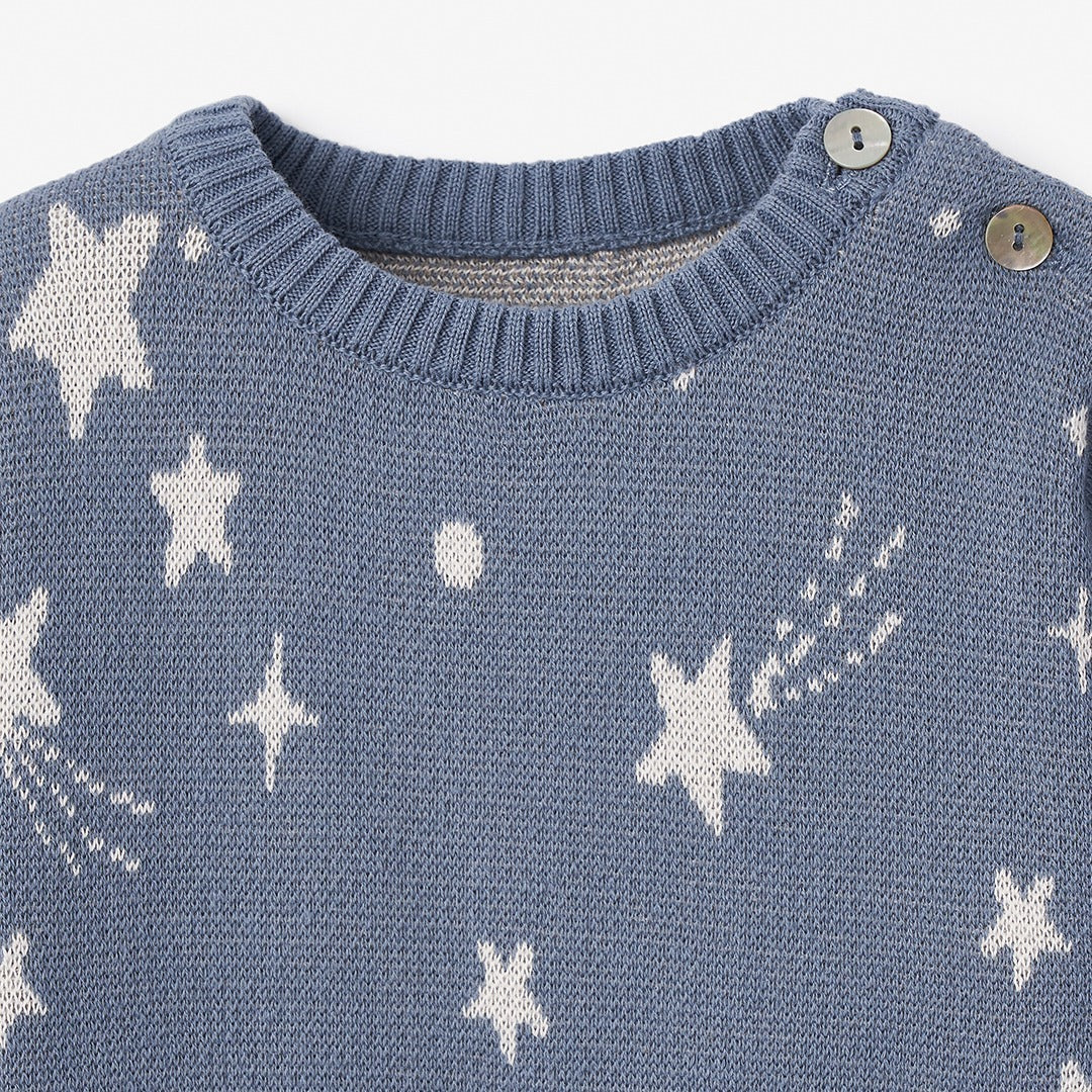 Boys | Knit Baby Jumpsuit | Blue