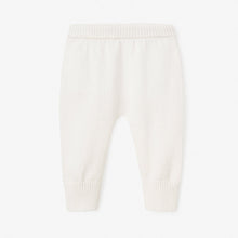 Unisex | Whisper White Fine Knit Baby Pant | White
