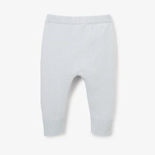 Boys | Blue Fine Knit Cotton Baby Pant | Blue