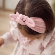 Girls | Brushed Cotton Knotted Bow Headband 4 Pack | Multi