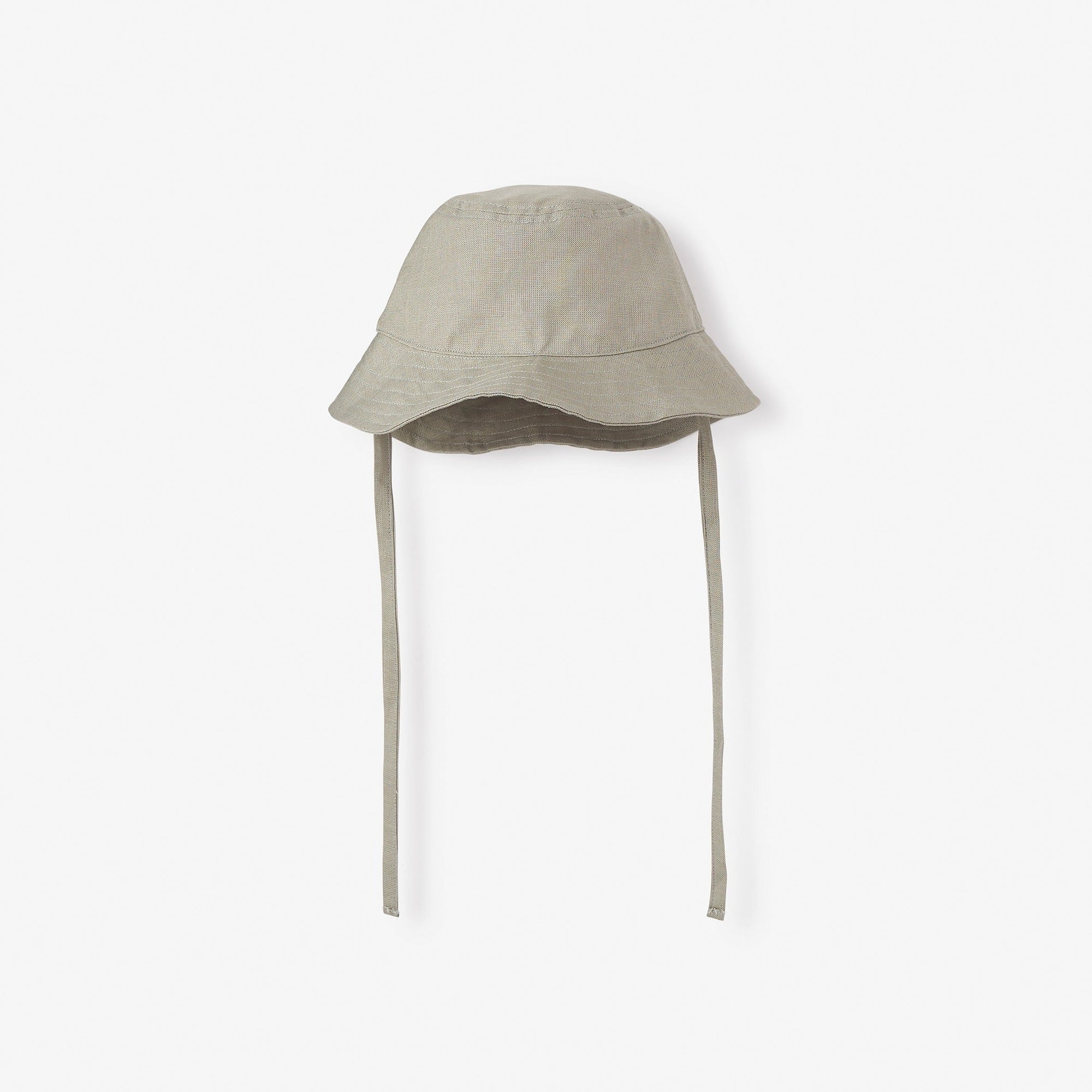 Unisex | Olive Green Linen Bucket Hat | Olive Green