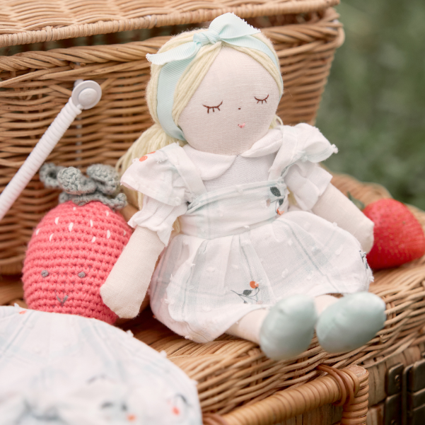 Unisex | 10" Amelia Linen Toy Boxed | Multi