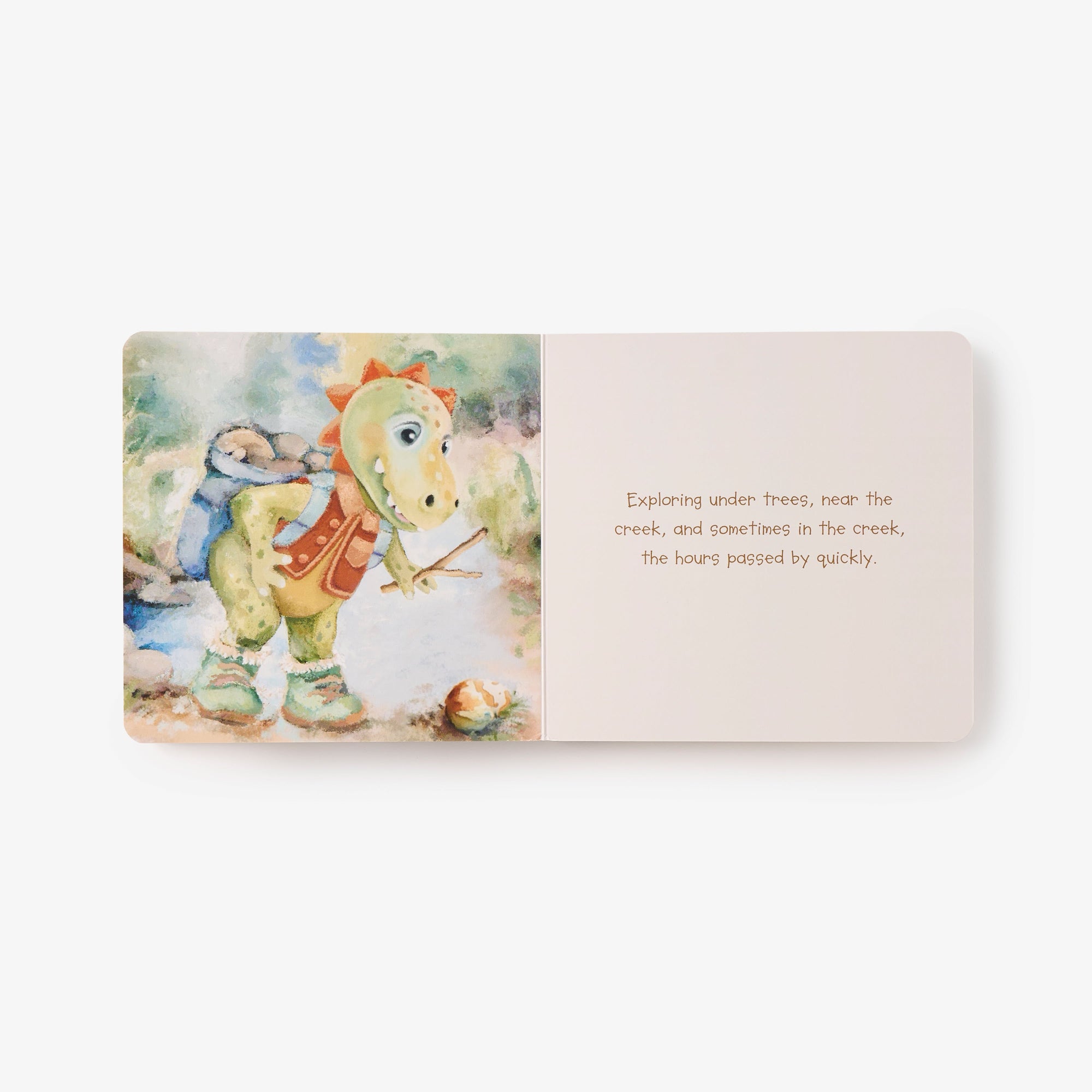 Unisex | Arlo Finds Iggy Dinosaur Board Book | Multi
