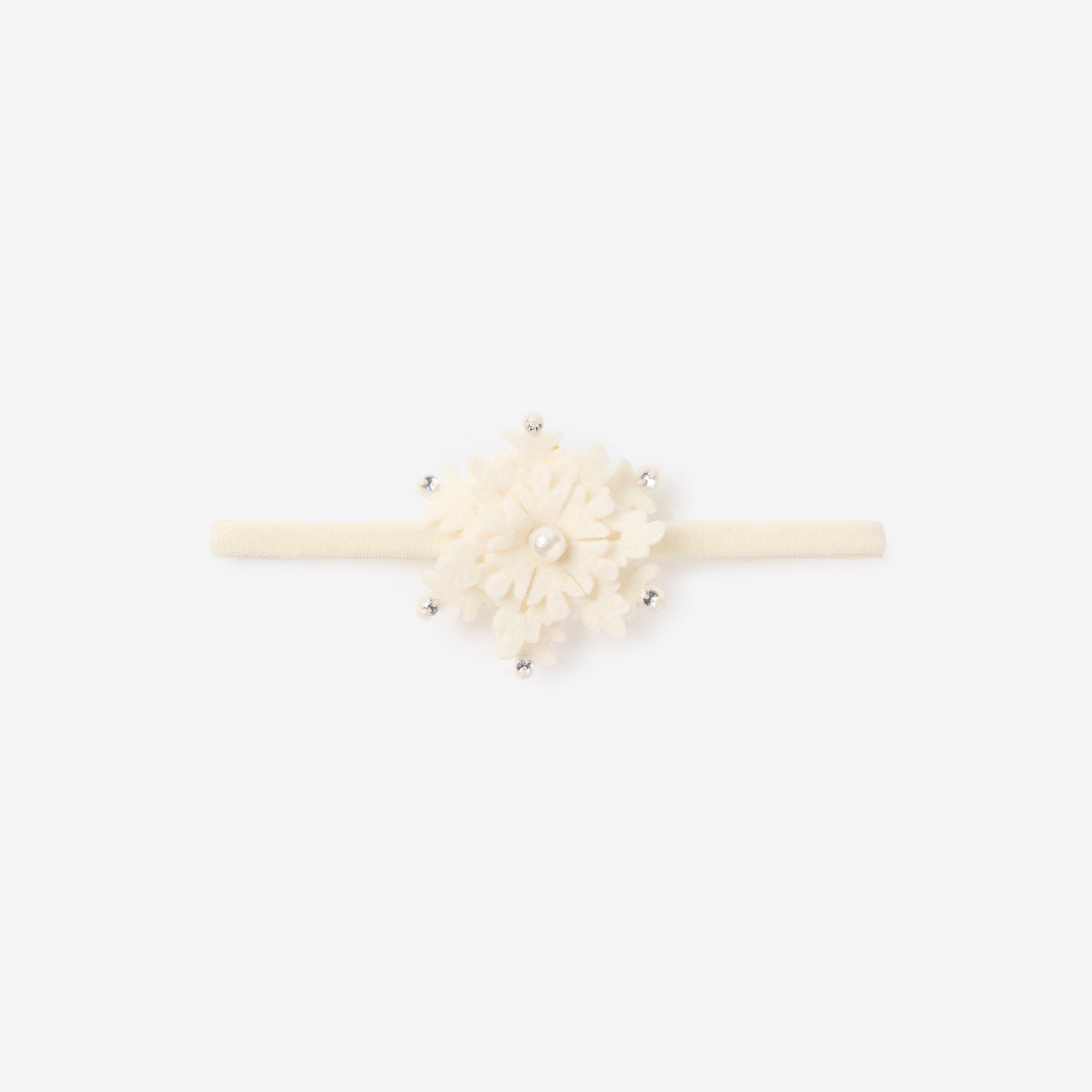Girls | Snowflake Headband | Pearl