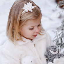 Girls | Snowflake Headband | Pearl