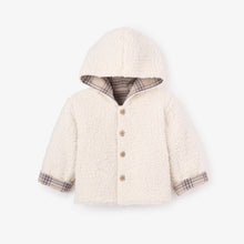 Unisex | Plaid Sherpa Reversible Jacket | Gray