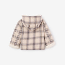 Unisex | Plaid Sherpa Reversible Jacket | Gray
