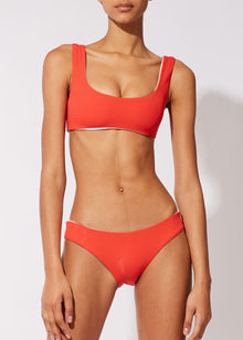 Womens | Prince X S&S The Reversible Elle Top | Red/Cream