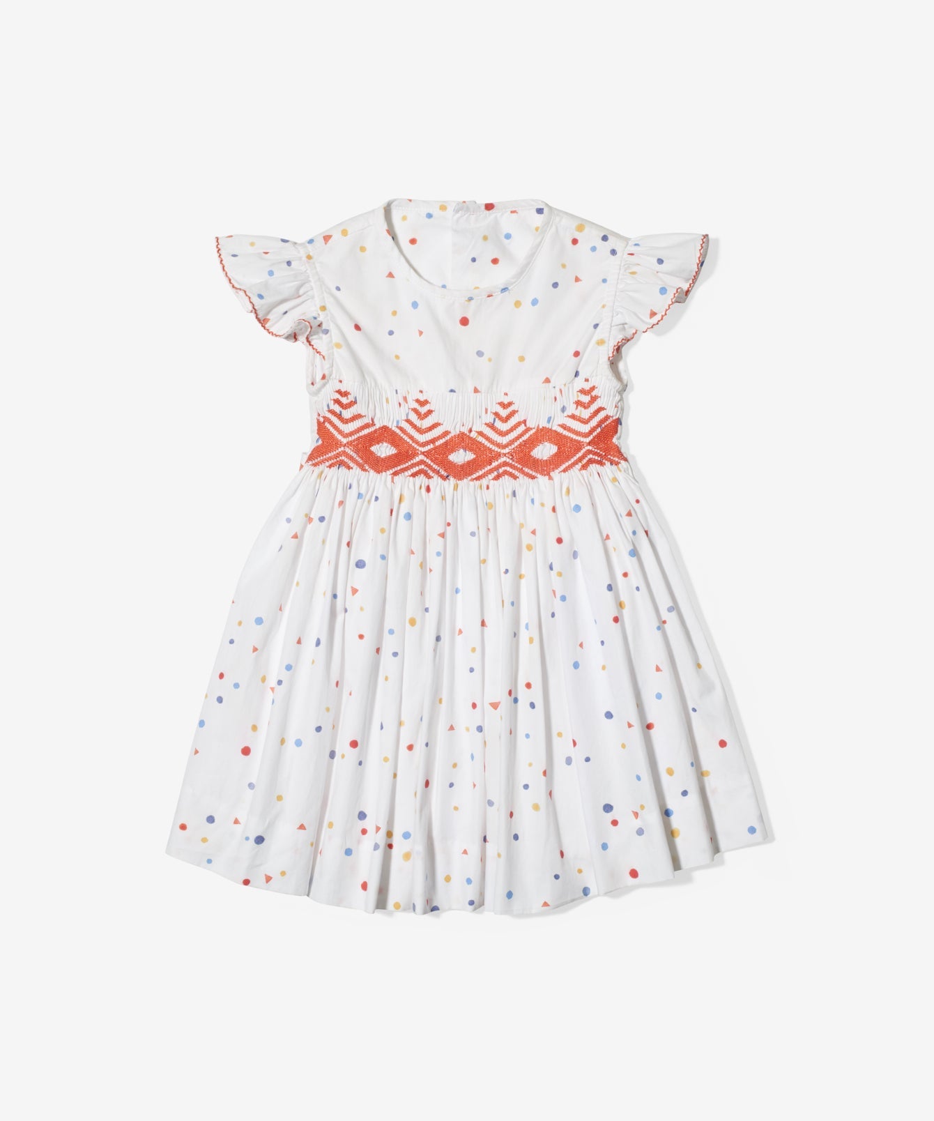 Girls | Betty Dress | White/Multi