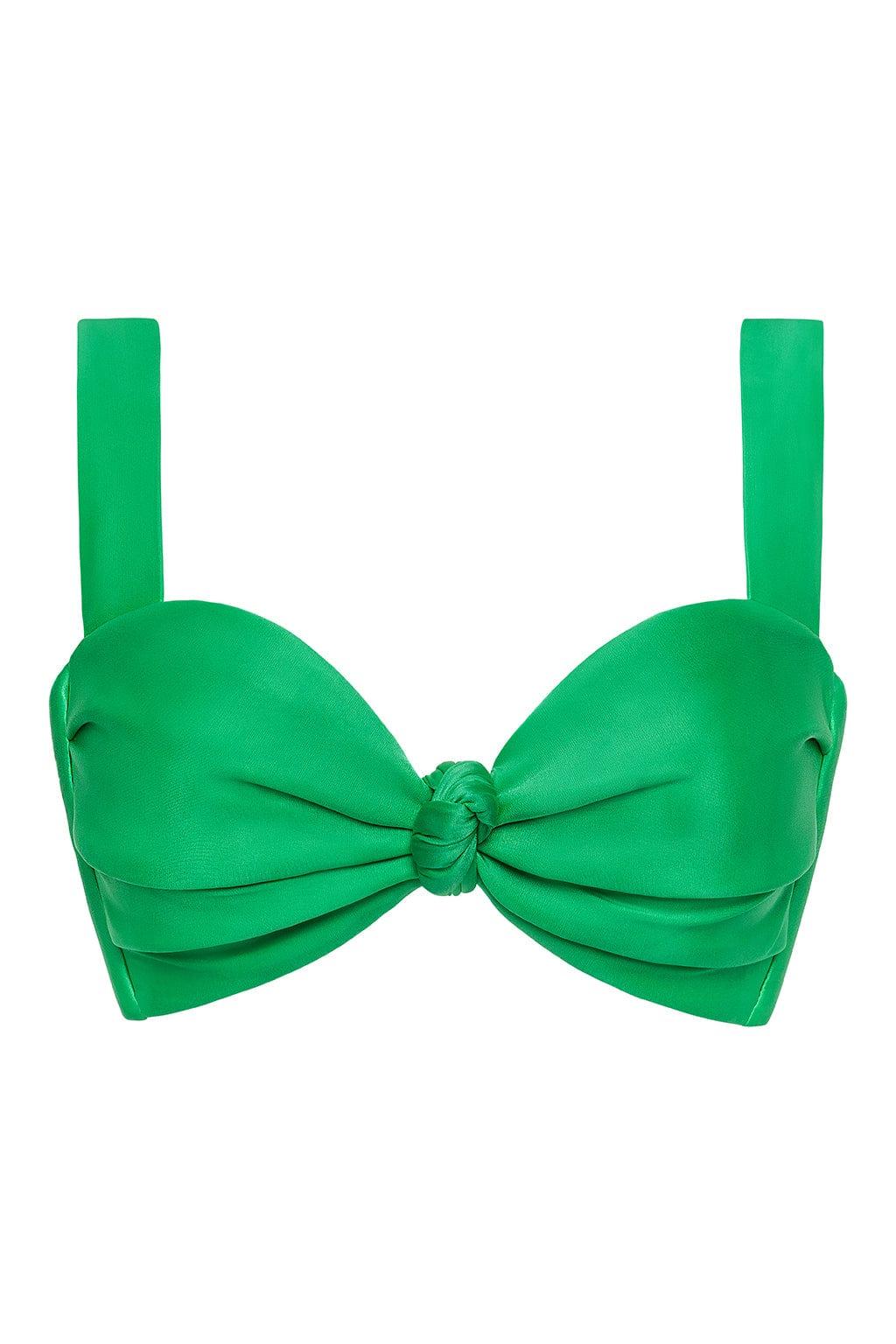 Hayden Bikini Top | Emerald Shimmer