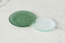 Glass Snack and Tea Duo Plates | Spruce Green | Set of 4