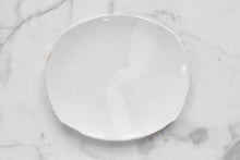 Exposed Edge Organic Dinner Plate | White | Large
