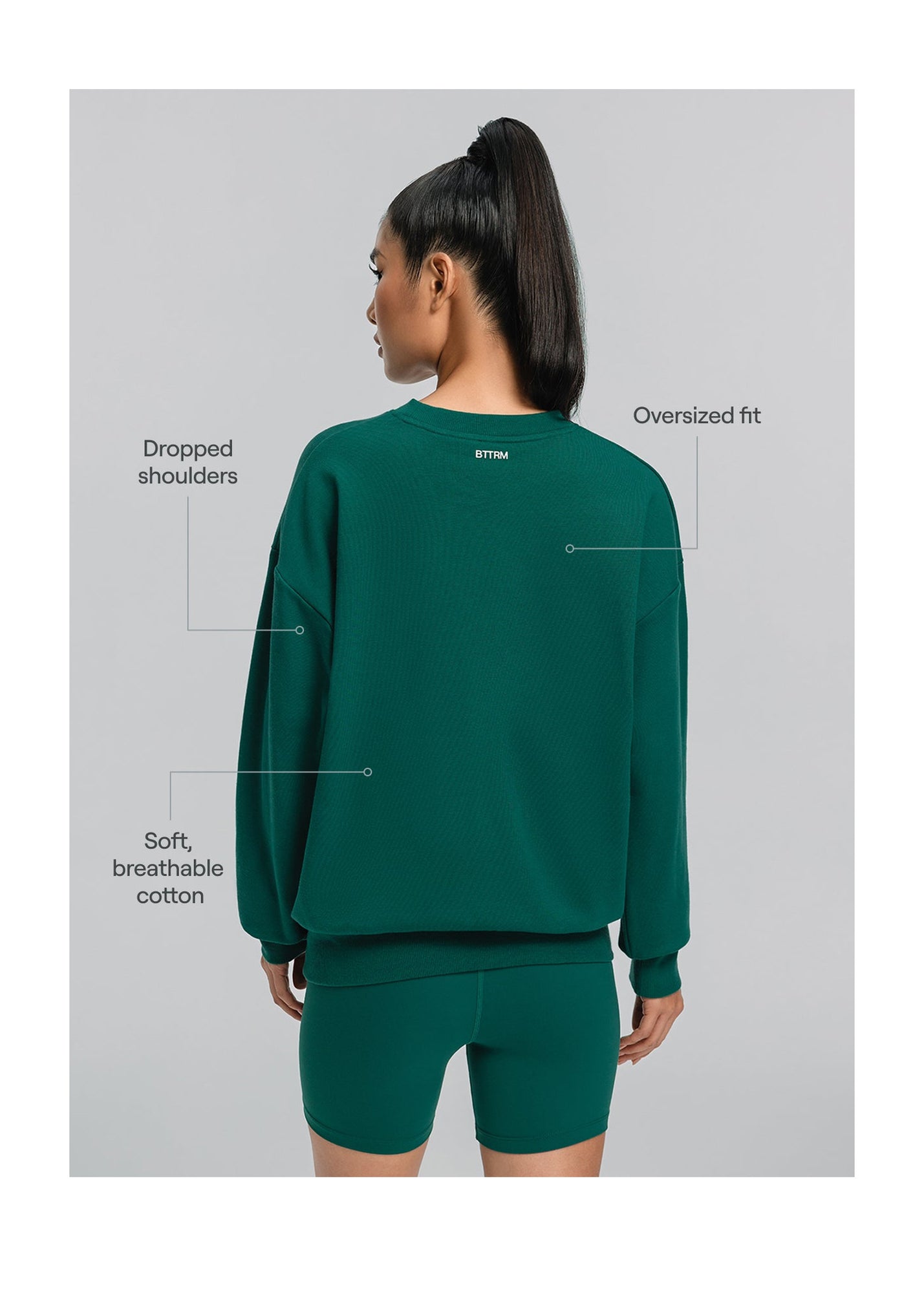 Everyday Active Sweatshirt | Dark Moss