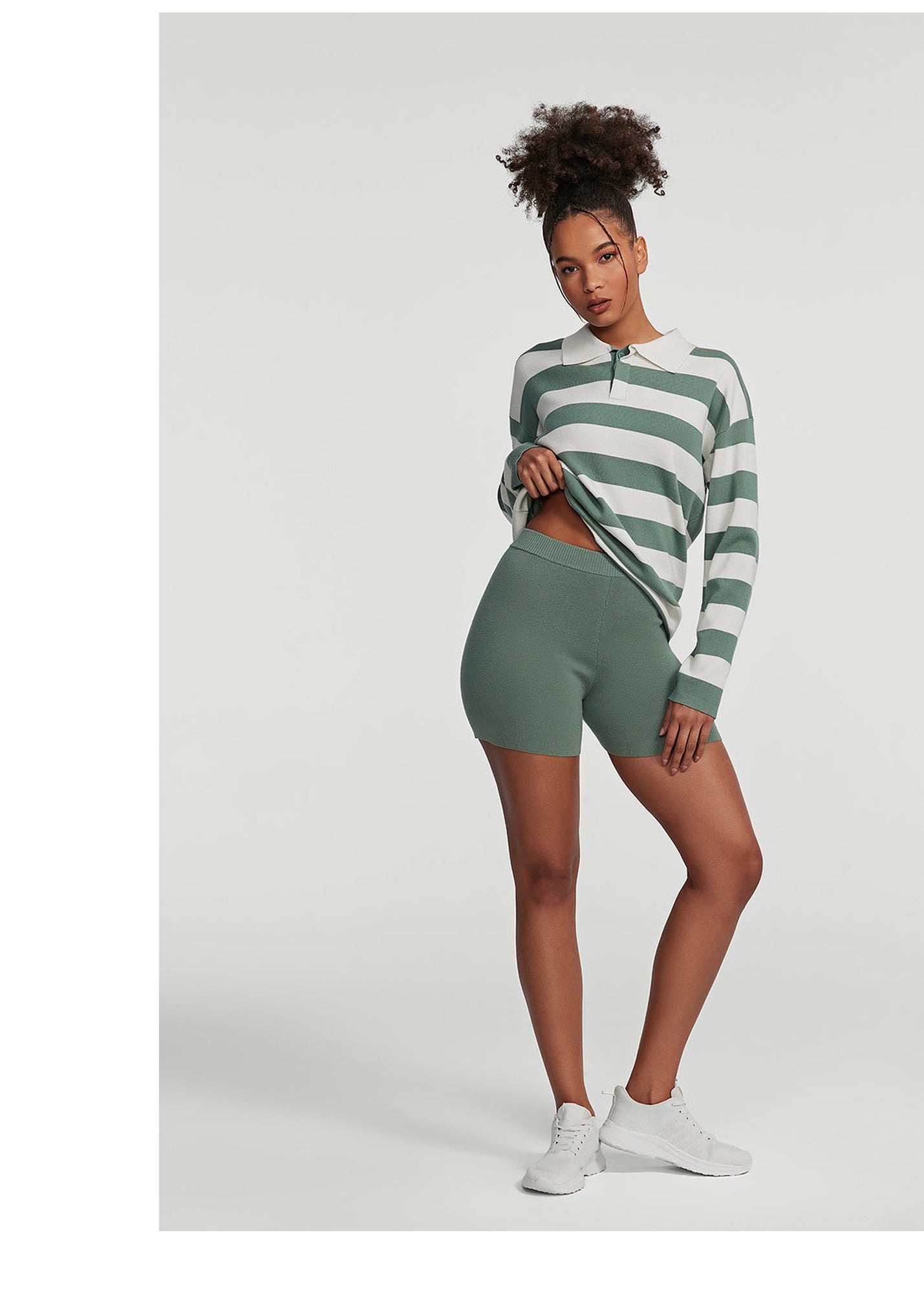 Everyday Knit Shorts | Sage Green