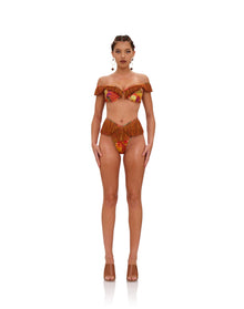 Eyo Bikini Top | Kola Print