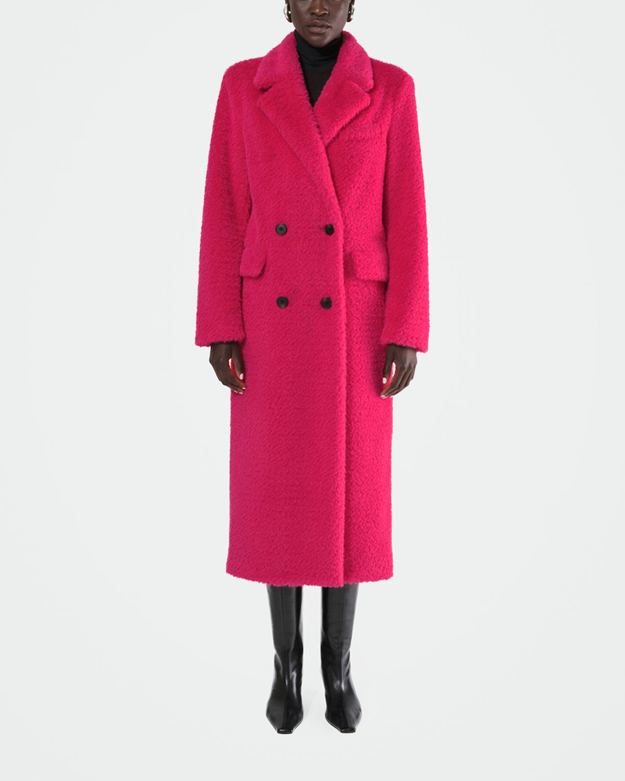 Women | Astrid Coat | Shocking Pink