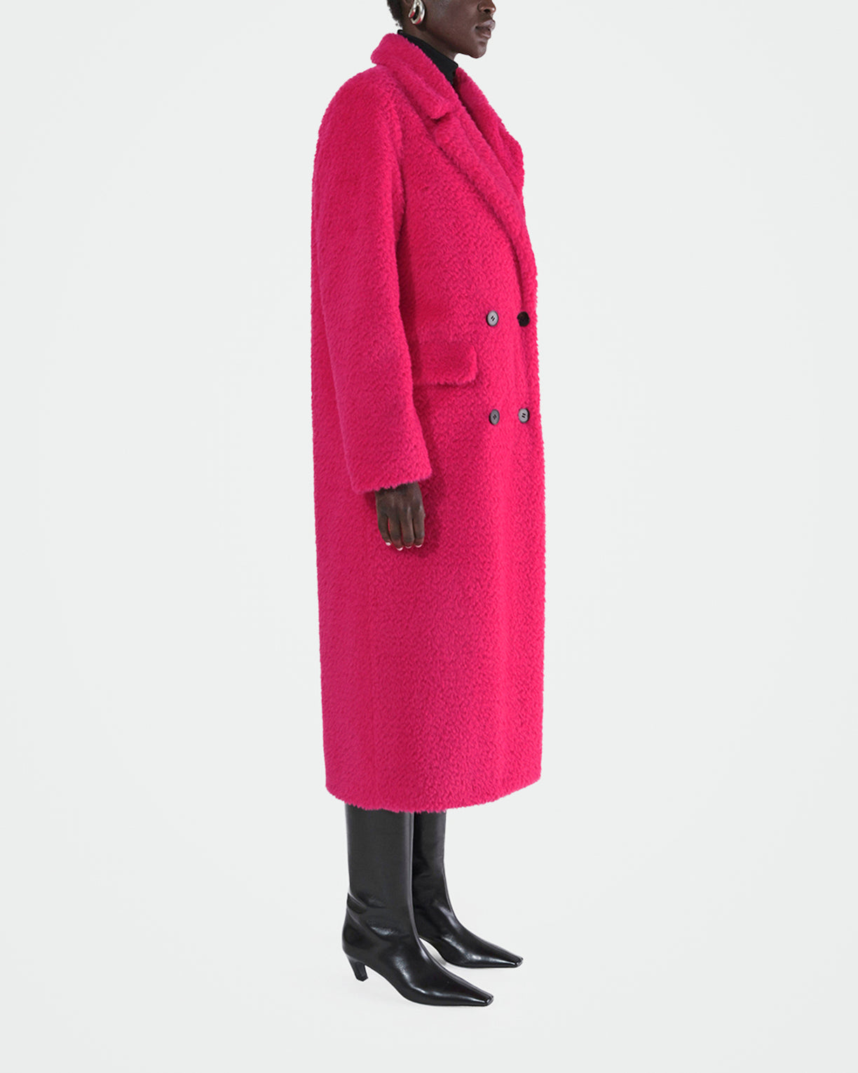 Women | Astrid Coat | Shocking Pink