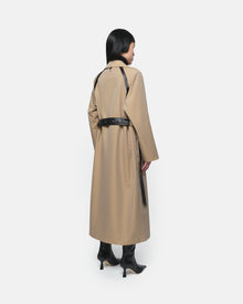 Women | Marge Trench | Almond & Noir