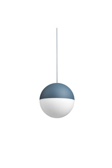String Light Sphere Suspension 22m | Blue