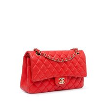 Chanel | Pre-Owned Medium Classic Lambskin Double Flap - II | Red
