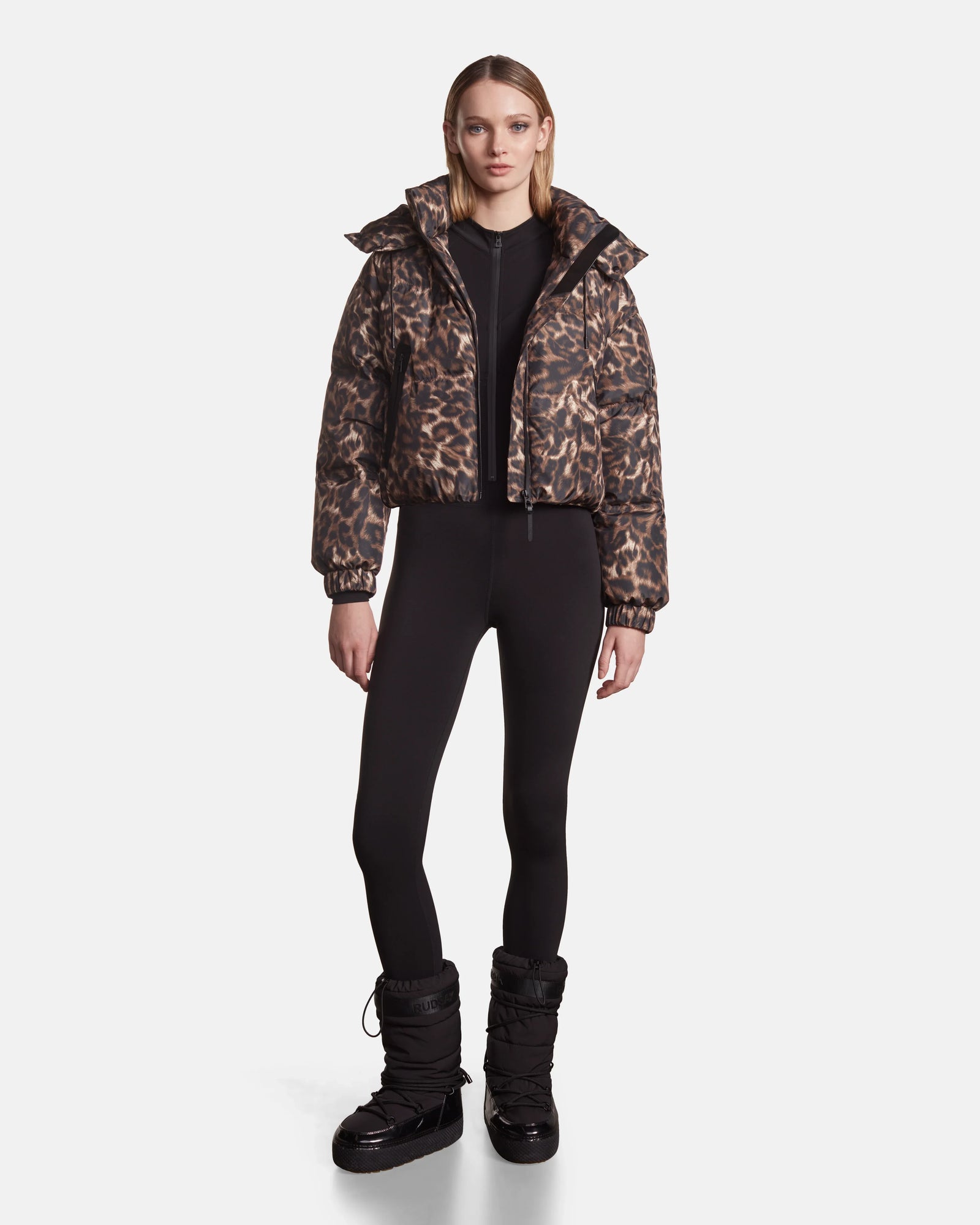 Women | KARLEE Down Puffer | Leopard
