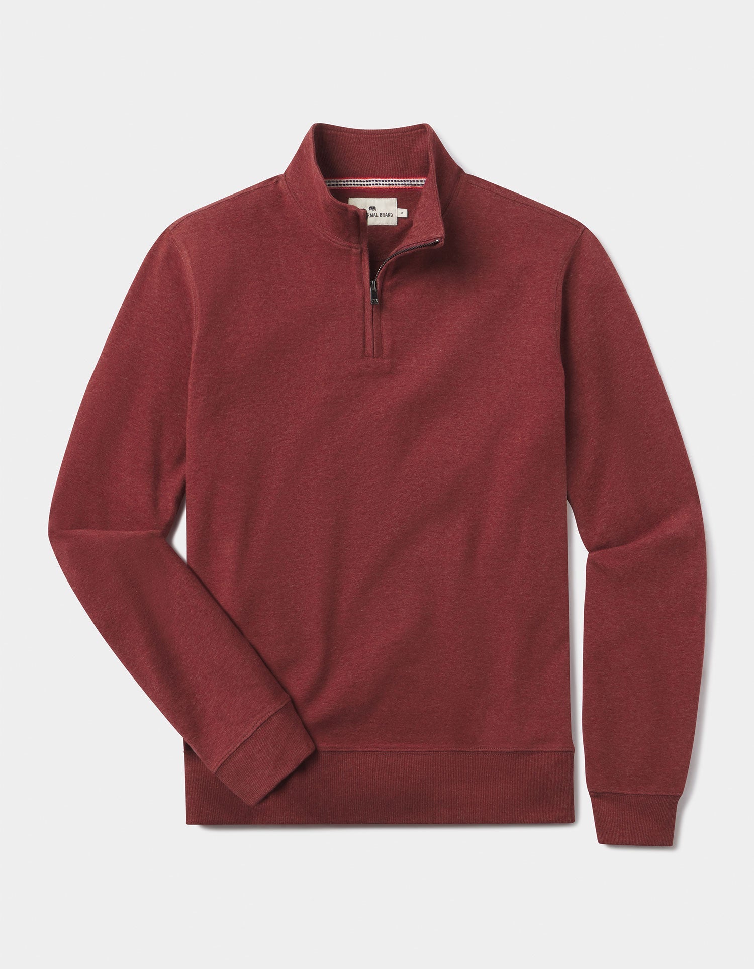 Men | Puremeso Weekend Quarter Zip | Redwood
