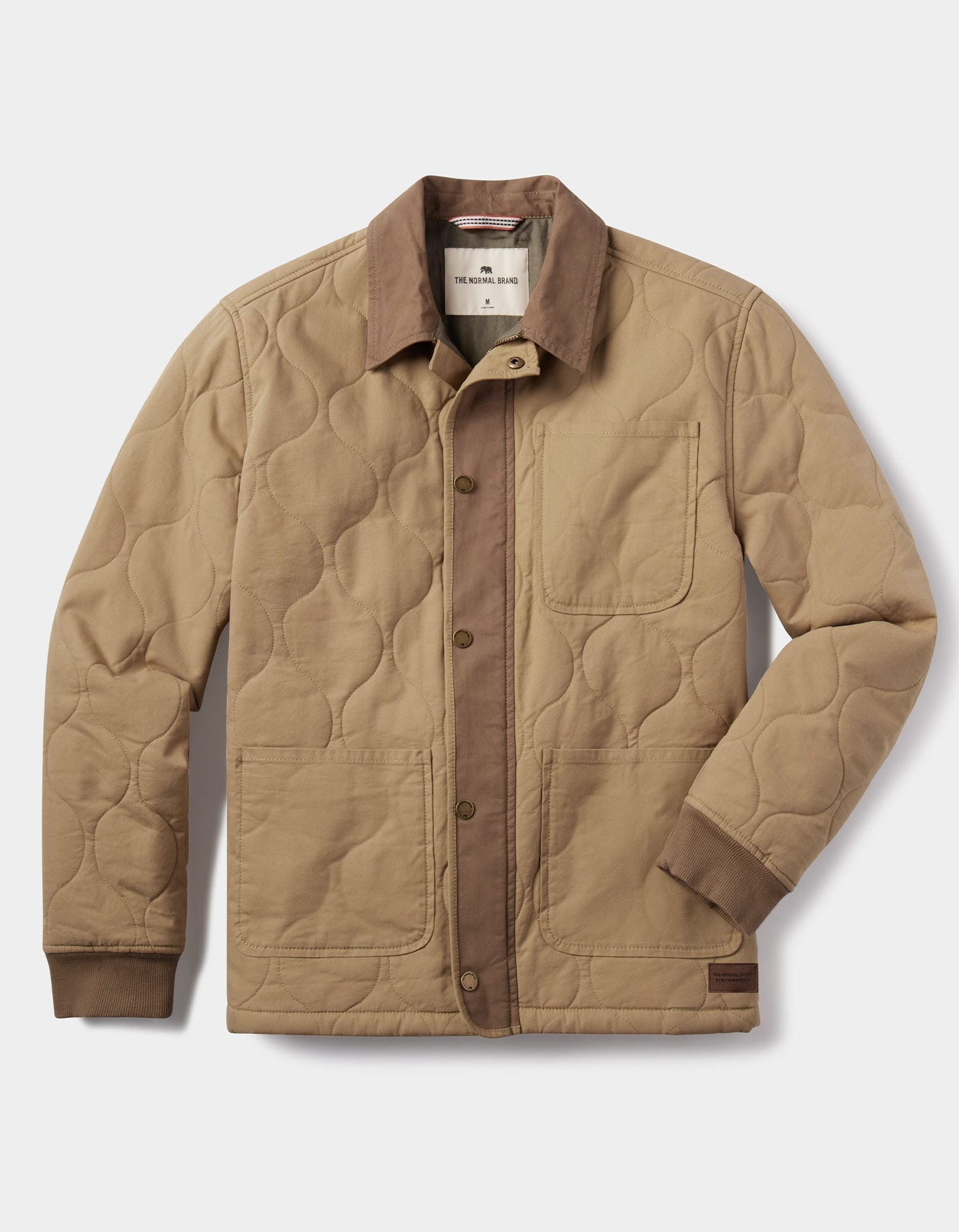Men | James Canvas Liner Jacket | Tan/Cedar
