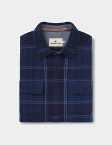 Men | Mountain Overshirt | Indigo Plaid