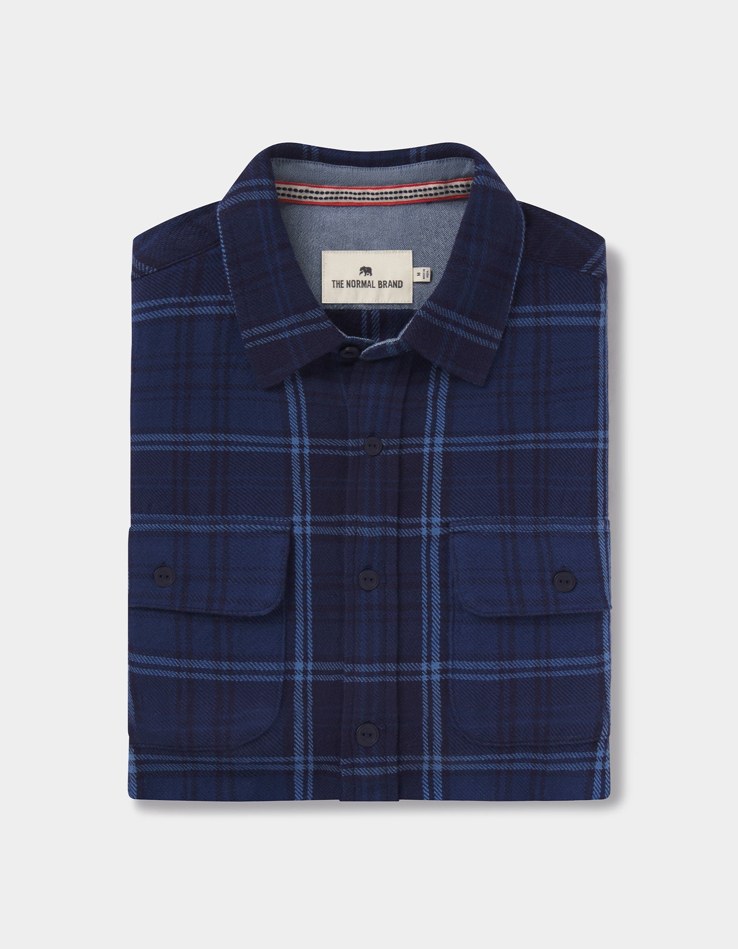 Men | Mountain Overshirt | Indigo Plaid